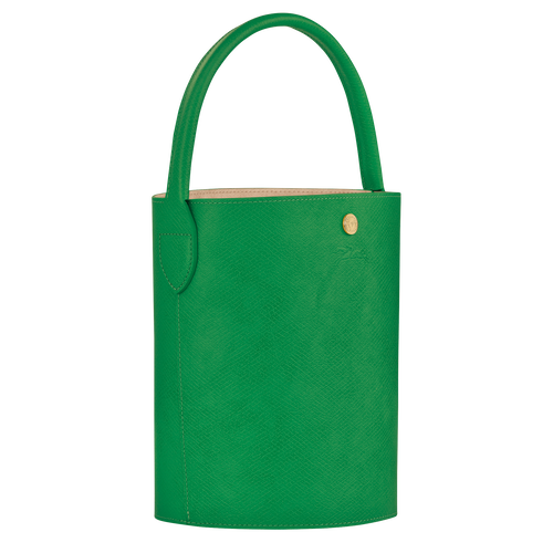 Sac seau S Épure , Cuir - Vert - Vue 3 de 5