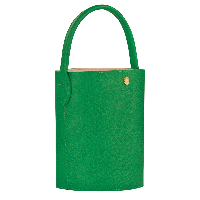 Épure Bolso saco S , Cuero - Verde  - Vista 3 de 5