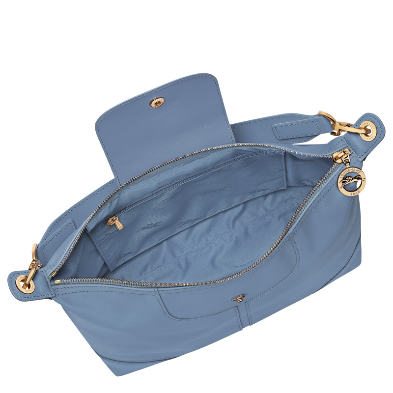 Le Pliage Xtra Schoudertas L , Slate - Leder  - Weergave 5 van  6