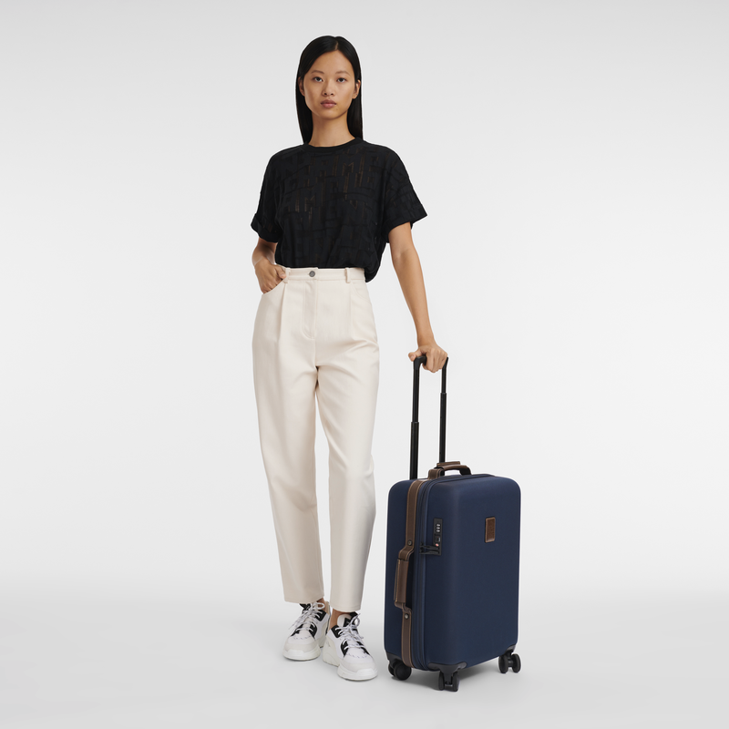 Longchamp boxford small wheeled suitcase store