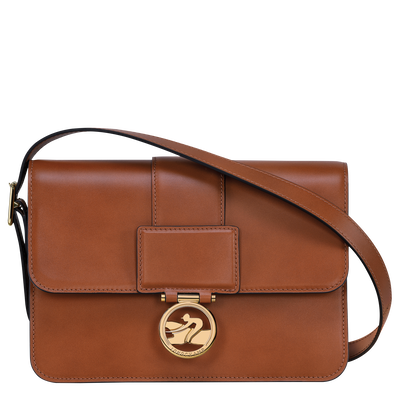 Crossbody bag M, Cognac
