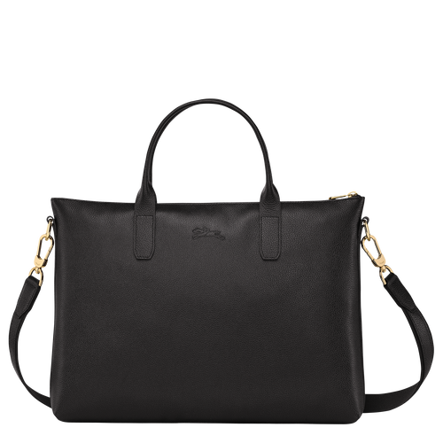 Le Foulonné S Briefcase , Black - Leather - View 4 of 5