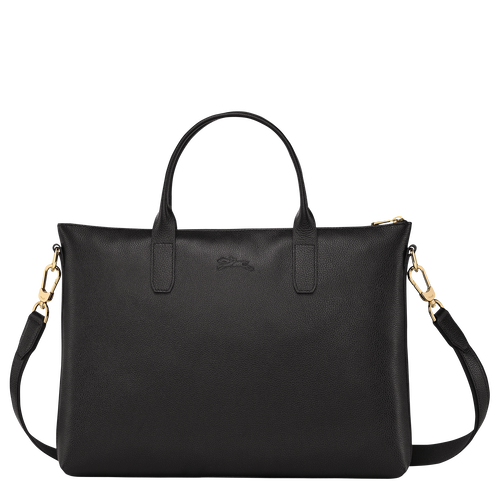 Le Foulonné S Briefcase , Black - Leather - View 4 of 5
