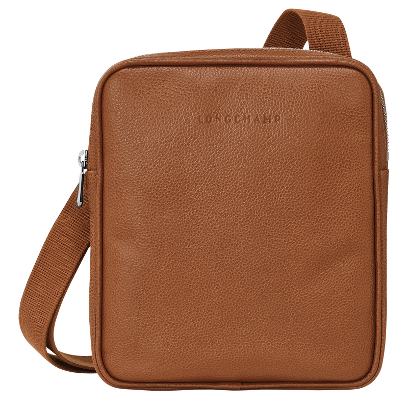 Le Foulonné Crossbodytas XS , Karamel - Leder  - Weergave 1 van  5