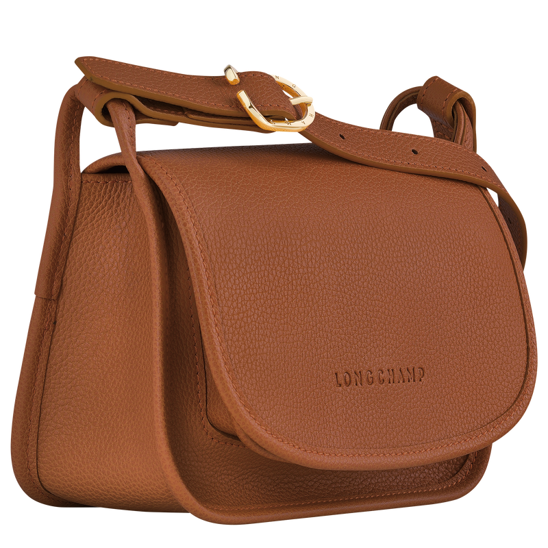 Le Foulonné XS Crossbody bag , Caramel - Leather  - View 3 of  5