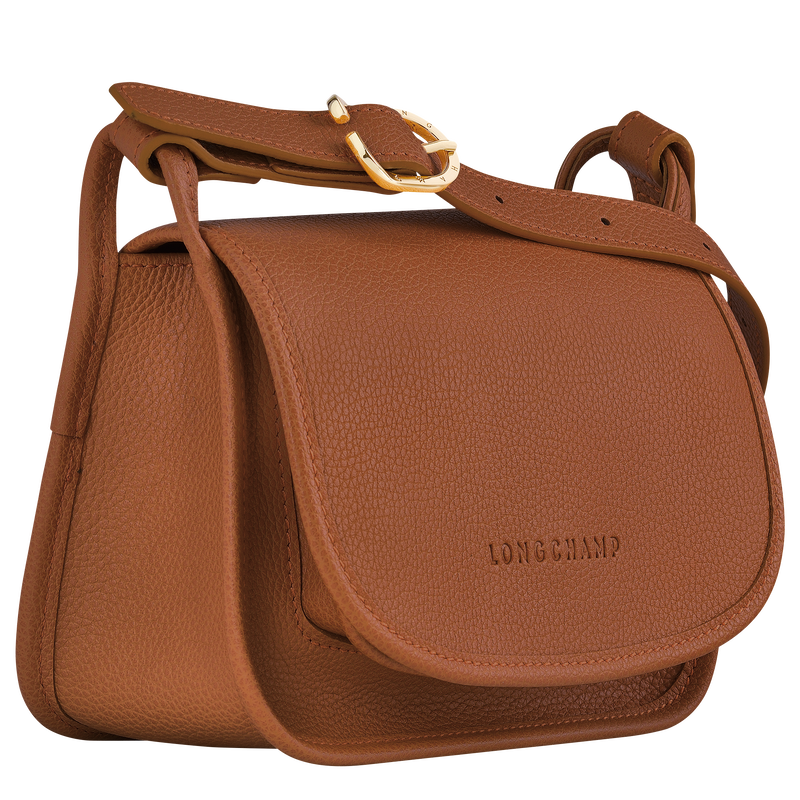 Le Foulonné XS Crossbody bag , Caramel - Leather  - View 3 of  5
