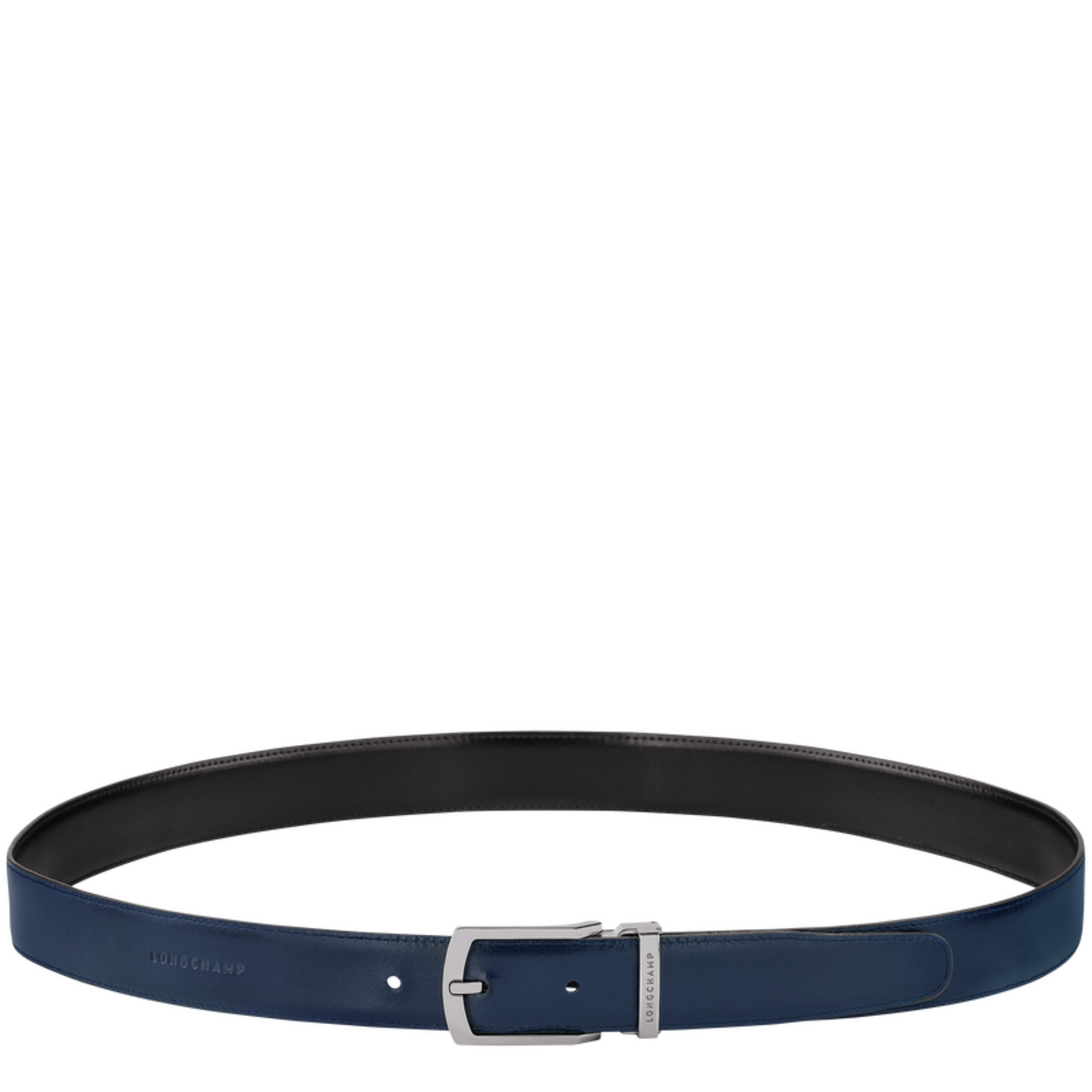 Delta Box Cinto para homem, Preto/Azul-marinho