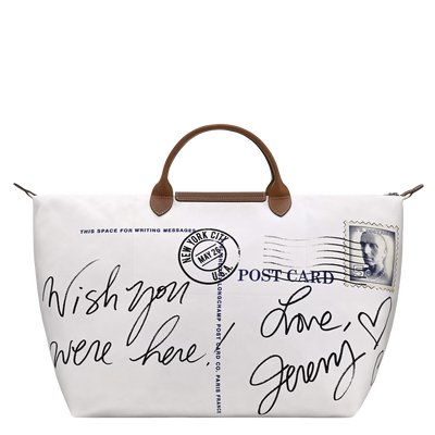 null トラベルバッグ L Longchamp X Jeremy Scott, ブラウン