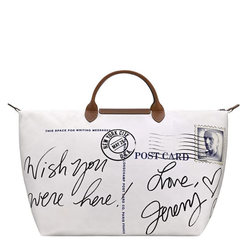 S トラベルバッグ Longchamp X Jeremy Scott , ブラウン - ファブリック  - ビュー 3: 4