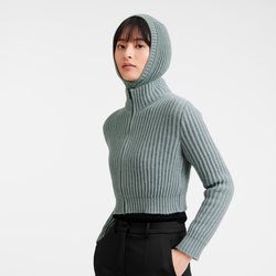 Balaclava , Celadon - Knit