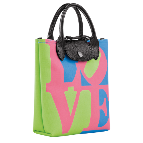 Longchamp x Robert Indiana XS Crossbody bag , Pink - Canvas - View 3 of 5