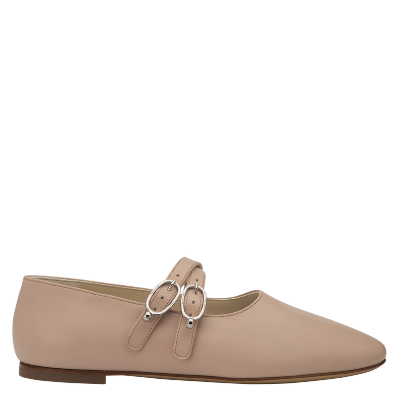 Le Foulonné Ballerinas , Cream - Leather  - View 1 of 5