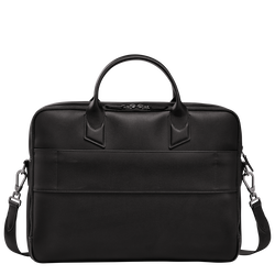 Longchamp sur Seine Briefcase M, Black