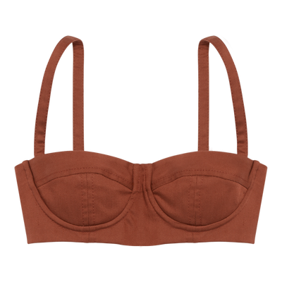 Brassi&egrave;re , Gabardine - Terracotta