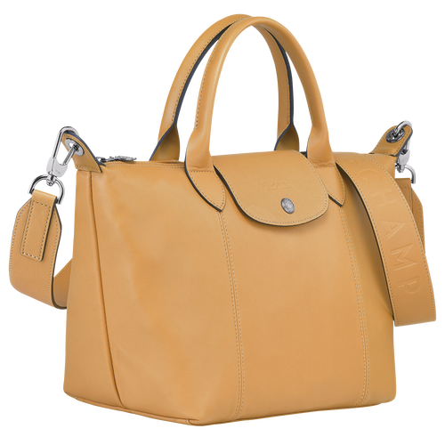 Top handle bag S Le Pliage Cuir Honey (L1512757P15) | Longchamp US Top handle bag S Le Pliage Cuir Honey (L1512757P15) | Longchamp US