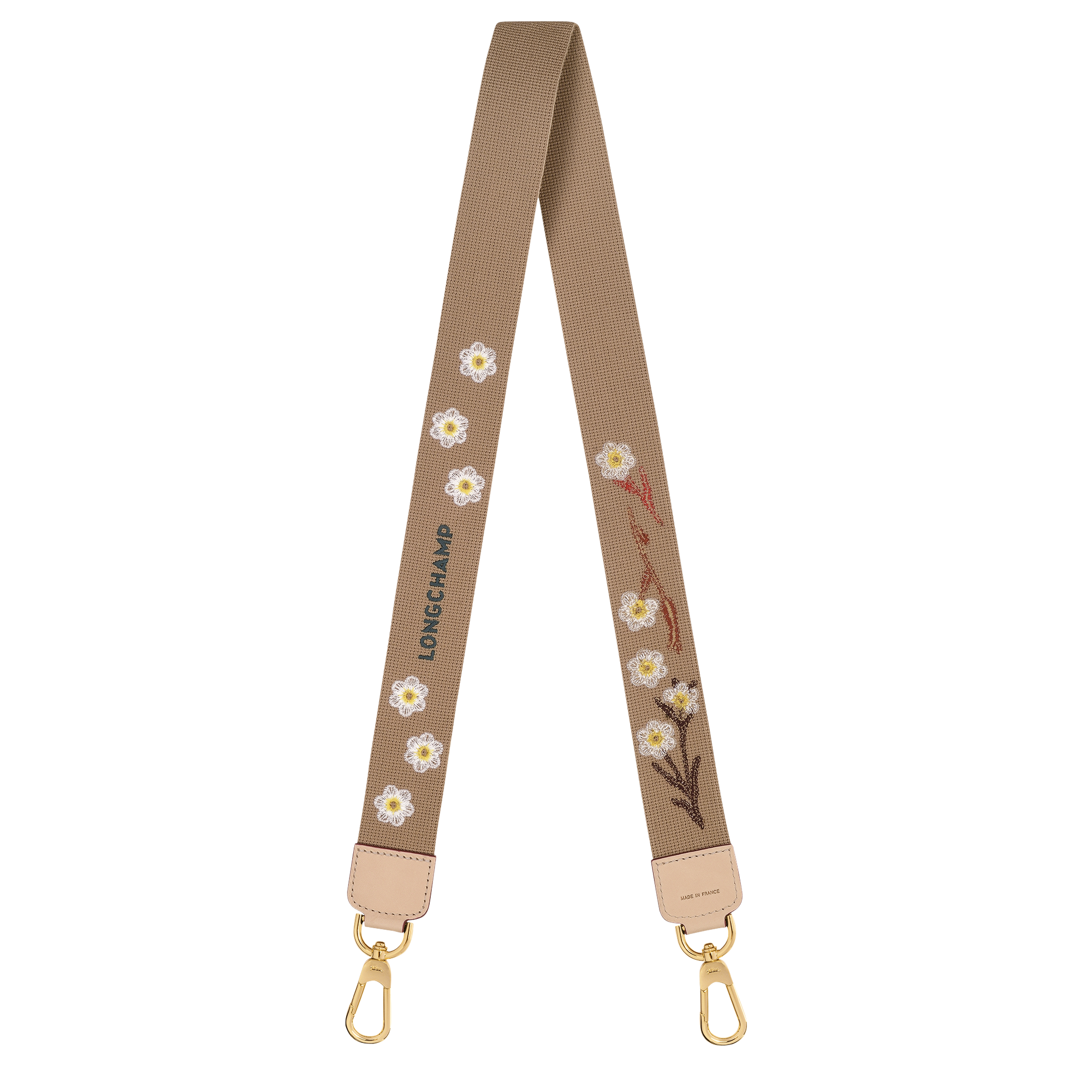 Le Roseau Essential Shoulder strap Hazelnut Leather Longchamp US