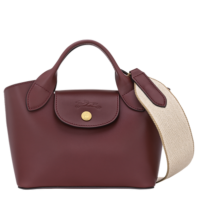 Sac cabas XS &Eacute;pure , Cuir - Bordeaux