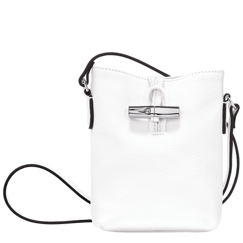 Le Roseau XS Crossbody bag , White - Leather - View 1 of  5