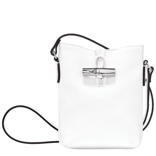 Le Roseau XS Crossbody bag , White - Leather - View 1 of 5