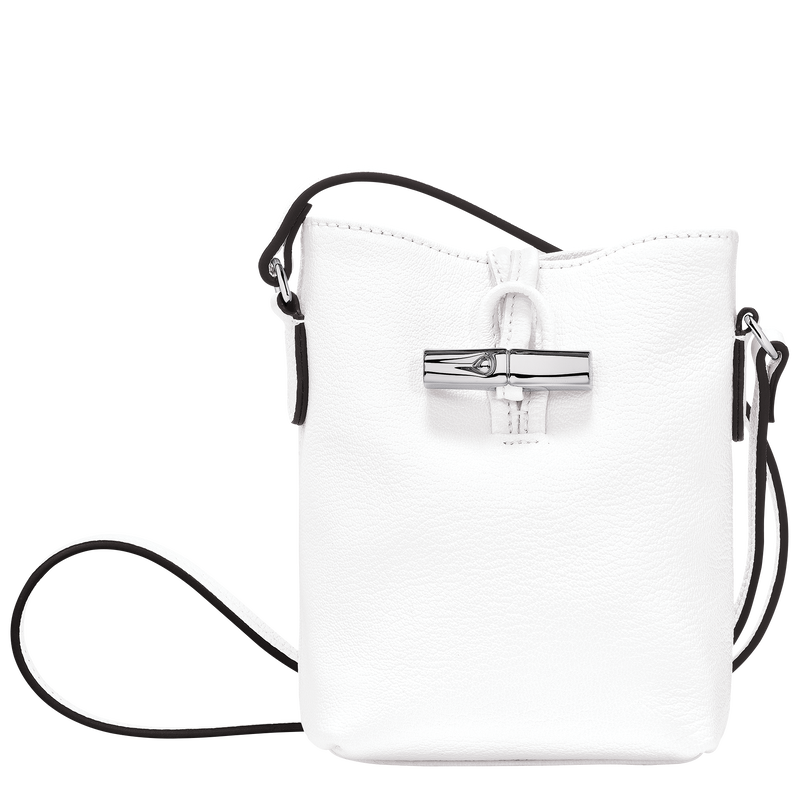 Borsa a tracolla XS Le Roseau , Pelle - Bianco  - View 1 of  5