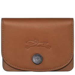 Le Pliage Xtra Card holder , Cognac - Leather