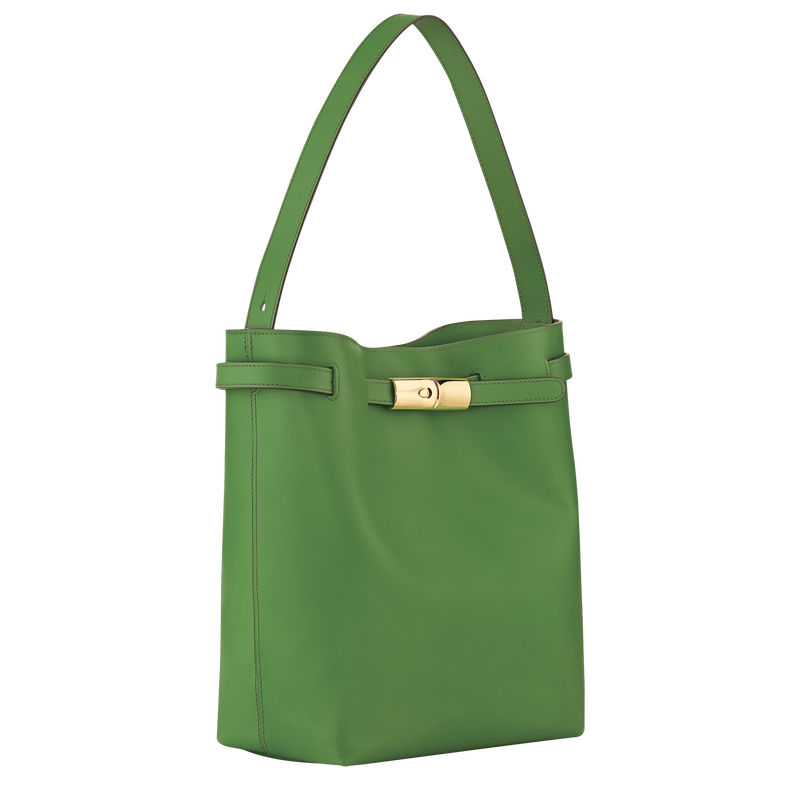 Le Smart Bolso de hombro L , Cuero - Matcha  - Vista 3 de 6