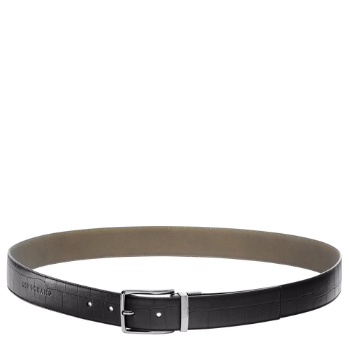 Men's belt, 601 Black/Taupe View 1 of Men's belt, 601 Black/Taupe, hi-res