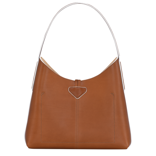 Roseau M Hobo bag , Cognac - Leather - View 4 of  6