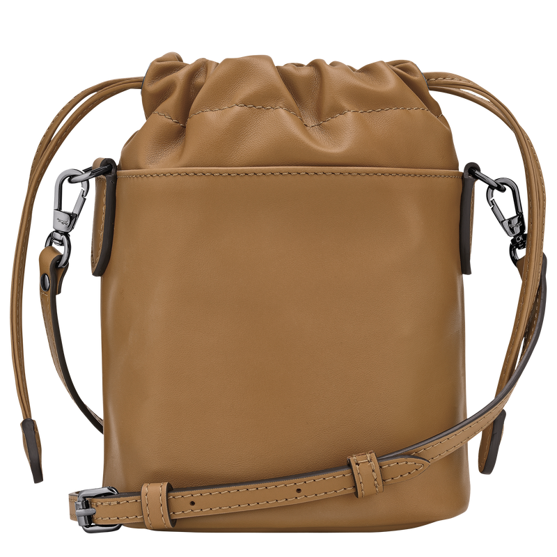 Le Pliage Xtra XS Bucket bag , Tobacco - Leather  - View 4 of  5