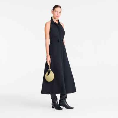 Le Roseau Clutch , Pistachio - Leather