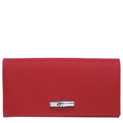 Portefeuille long à rabat Roseau Rouge (L3146HPN545) | Longchamp FR Portefeuille long à rabat Roseau Rouge (L3146HPN545) | Longchamp FR