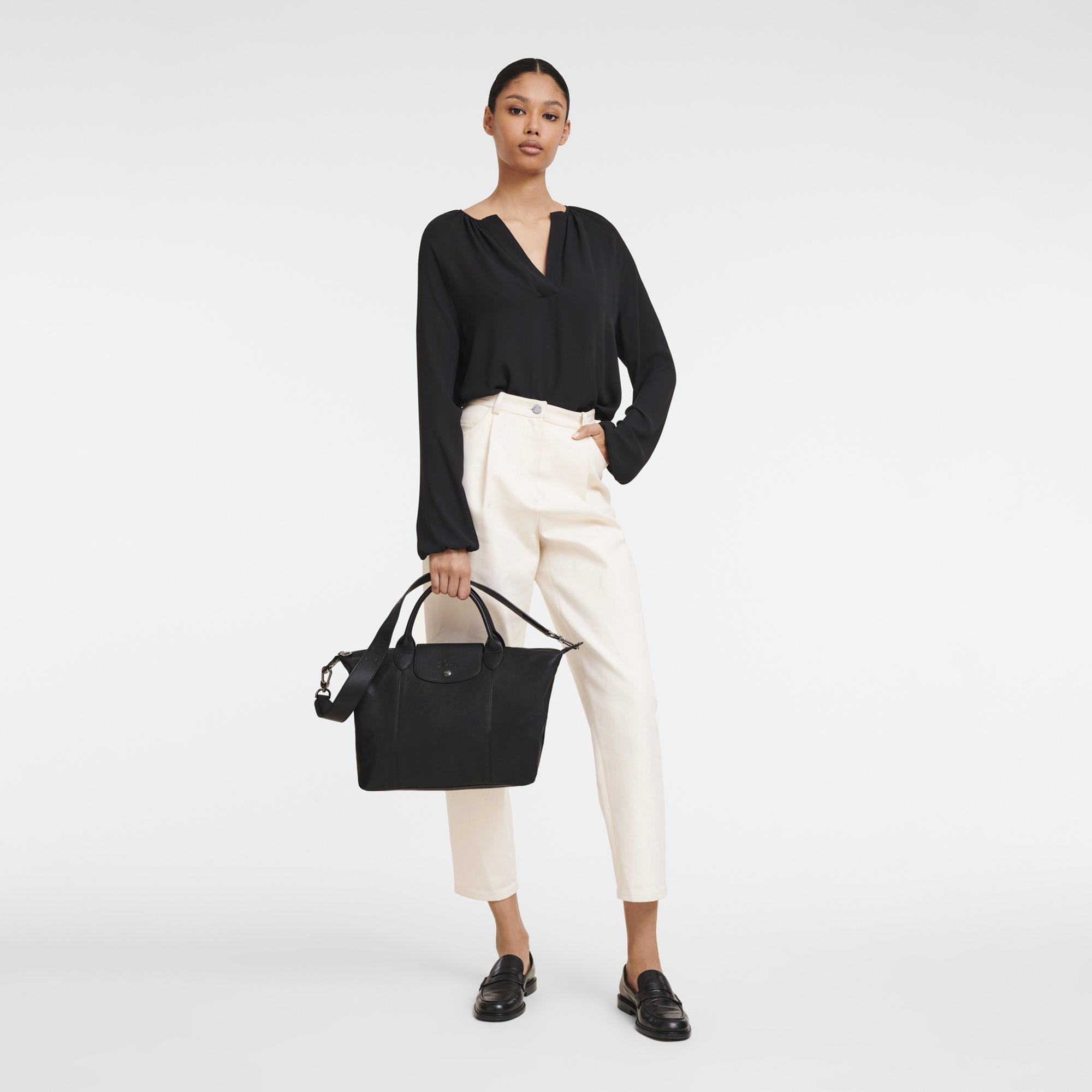 longchamp mini cuir