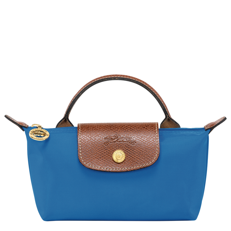 Le Pliage 原創系列 附提把的小袋子 , 鈷藍色 - 再生帆布  - 查看 1 5