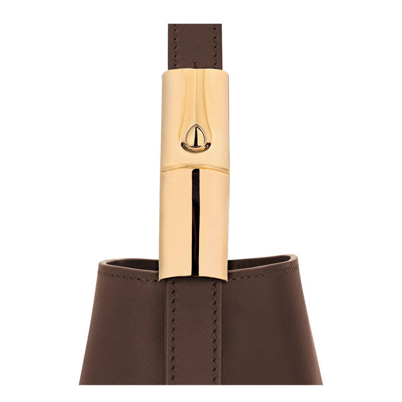 Le Smart Buckettas XS , Mokka - Leder  - Weergave 6 van  6