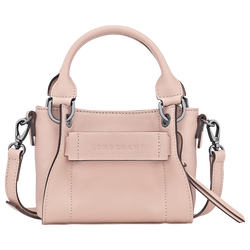 Longchamp 3D XS Handbag , Petal Pink - Leather