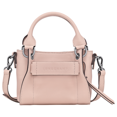 Sac à main XS Longchamp 3D , Cuir - Pétale