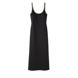 Lange jurk , Zwart - Jersey