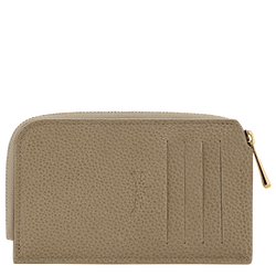 Le Foulonn&eacute; Card holder , Lichen - Leather