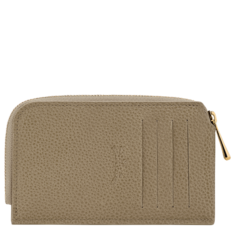 Le Foulonn&eacute; Card holder , Lichen - Leather  - View 2 of  2