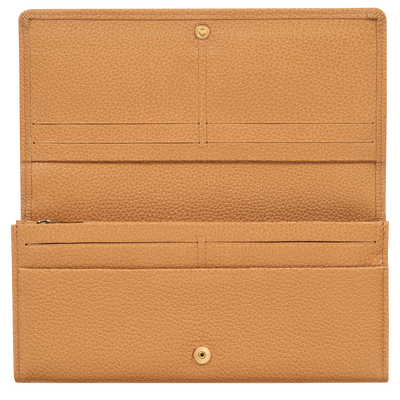 Le Foulonné Continental wallet, Walnut