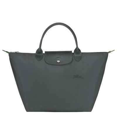 Le Pliage Green 手提包 M , 石墨 - 再生帆布