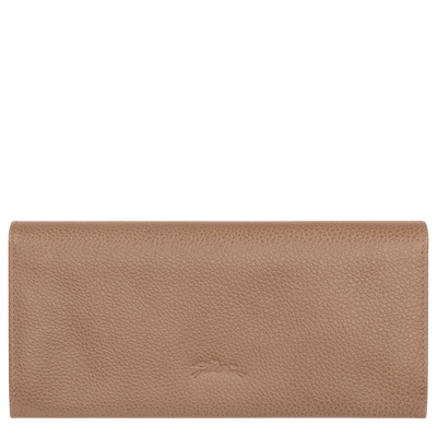 Le Foulonné ロングコンチネンタルウォレット , ビスキュイ - レザー
