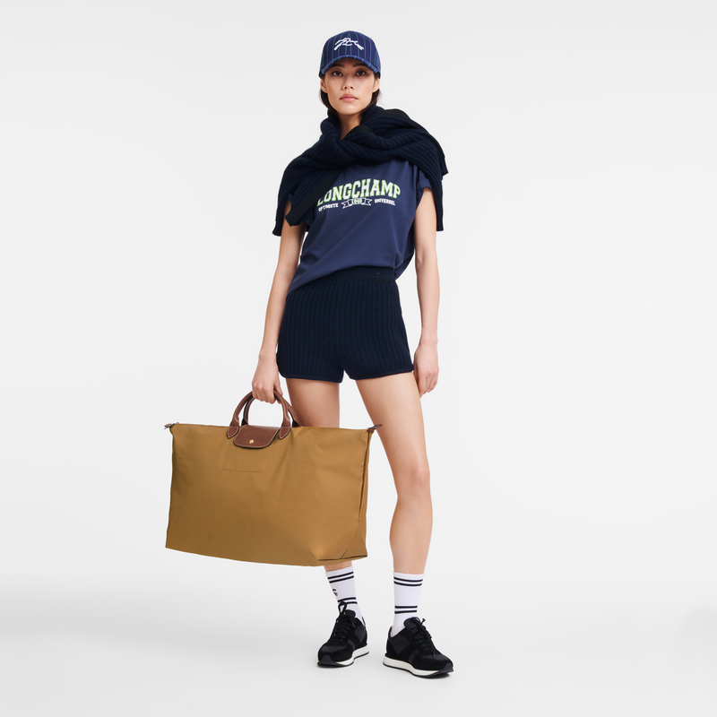 Le Pliage Original 旅行袋 XL , Fawn - 再生帆布  - 查看 2 7