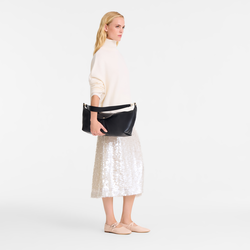 Le Pliage Xtra Crossbody bag , Black - Leather