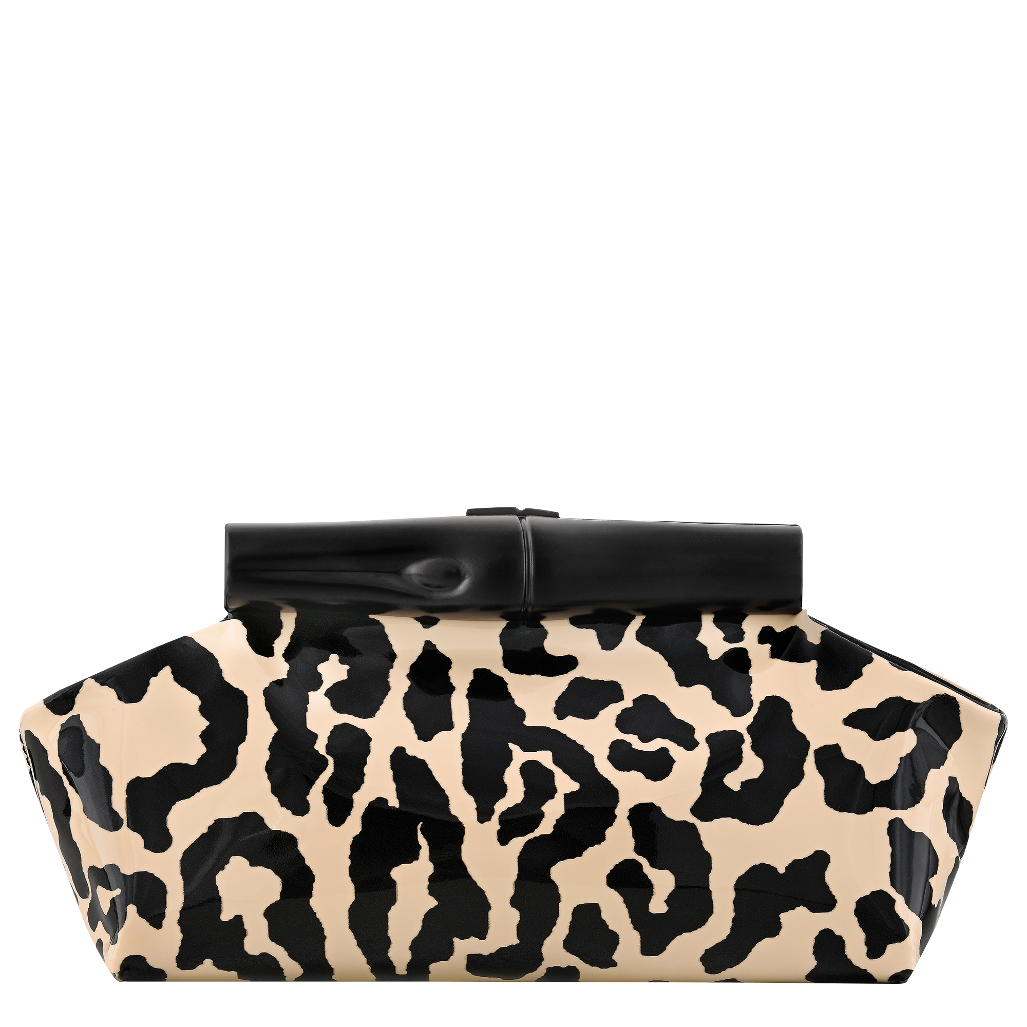Le Roseau 手拿包 S, Black/Beige