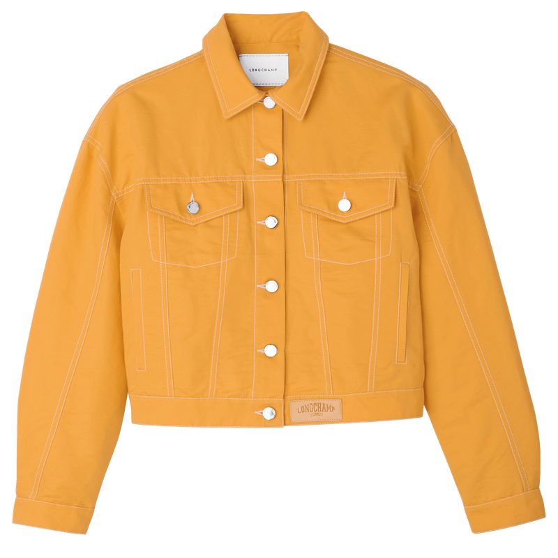 재킷 , 에프리콧(적황색) - 개버딘  - 1 이미지 보기 4