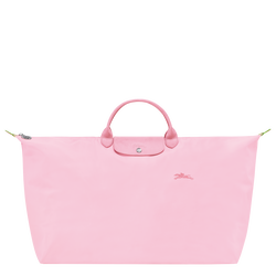 Le Pliage Green M Travel bag , Pink - Recycled canvas