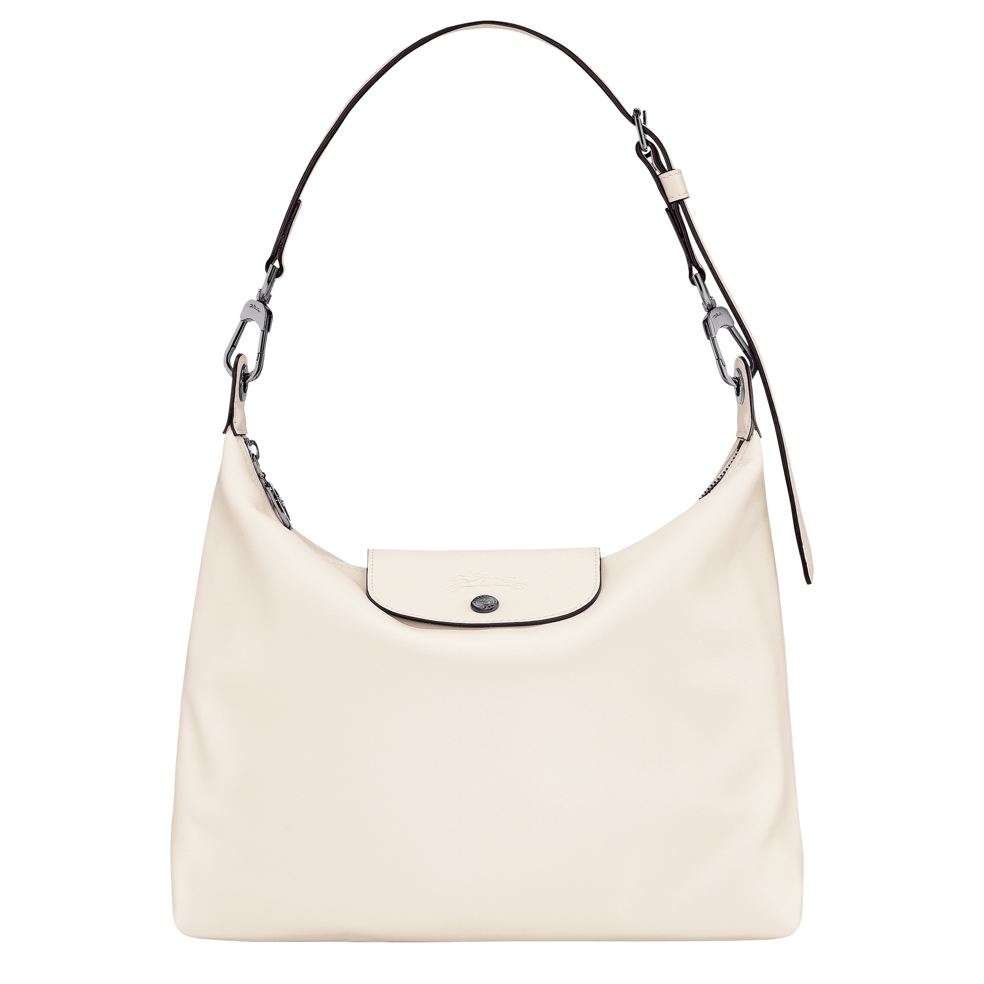 Le Pliage Xtra M Hobo bag Ecru Leather (10189987037) Longchamp IE