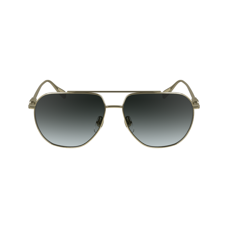 Sunglasses Gold Smoke Metal Longchamp US