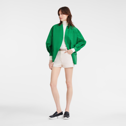 Kimono jacket , Green - Technical taffeta